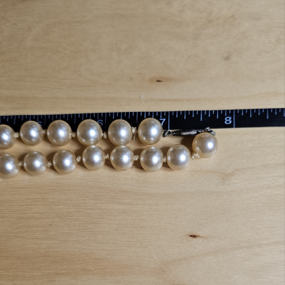 Vintage Sterling silver champagne glass pearls - Picture 7 of 7